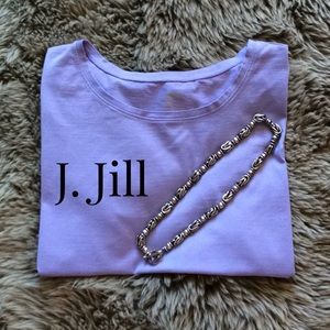 J.Jill Cap Sleeve Pima Cotton Tee
